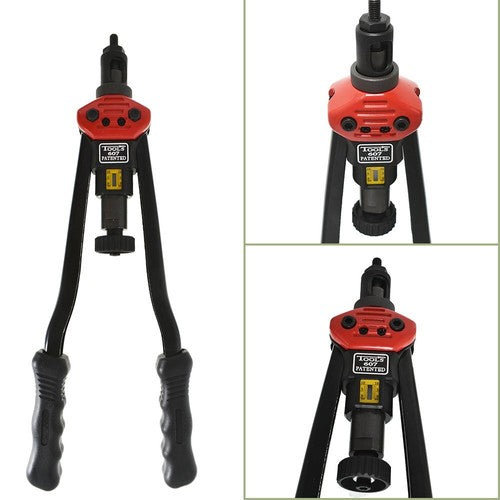 DURAFORCE 16" Rivet Gun Kit Rivnut Setting Tools Nut Setter Tool Hand Blind Riveter Gun