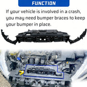 DURAFORCE F1EZ17C897C Front Bumper Cover Support Mounting Kit Bracket for FORD FOCUS 15-18