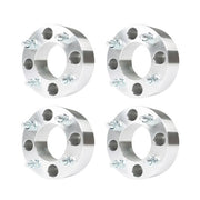 DURAFORCE Wheel Spacers For Honda 4x110 2" 74mm Hub Bore M10x1.25 Studs 4Pcs Silver