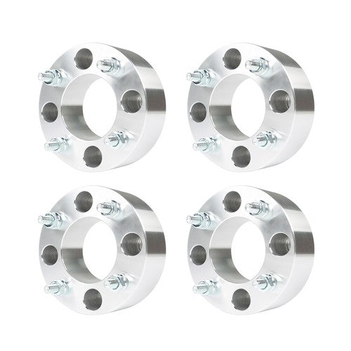 DURAFORCE Wheel Spacers For Honda 4x110 2" 74mm Hub Bore M10x1.25 Studs 4Pcs Silver