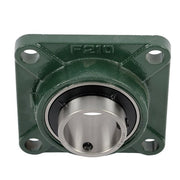 DURAFORCE Self-Aligning UCF210-32 Pillow Block Bearing Solid Base 2" Bore 4-Bolt 2Pcs