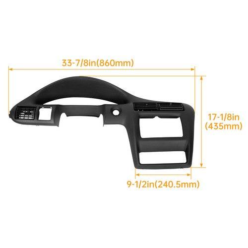 Dash Panel Speedometer Trim Bezel for 2000 2005 2004 Cavalier 22698064