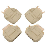 DURAFORCE New Driver Passenger Side Leather Seat Cover 4Pcs Tan For Honda Accord 2008-2012