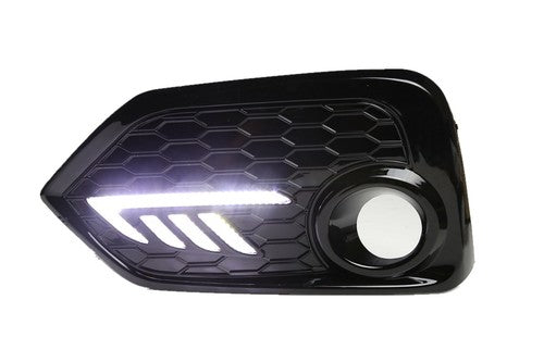 DURAFORCE L+R Fog Lights For 2016-2021 Honda Civic Hatchback DRL LED Daytime Running Lamps