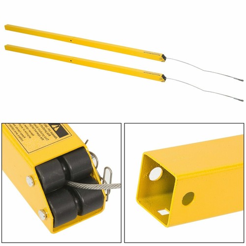 DURAFORCE Yellow 2 Sided Tailgate Utility Trailer Gate & Ramp Lift Assist System 350 lbs