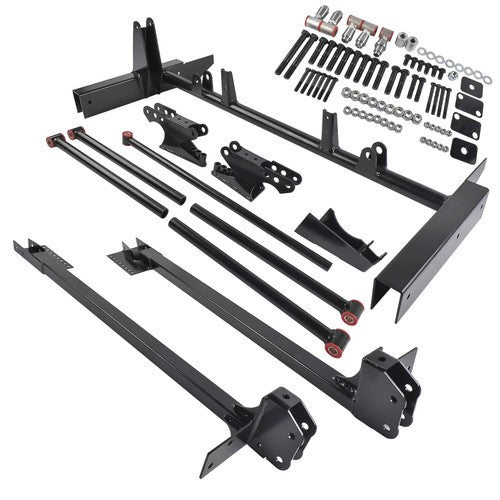 DURAFORCE Fits For 1962-1967 Chevy II Nova Rear Parallel 4-Link Kit Subframe Connectors