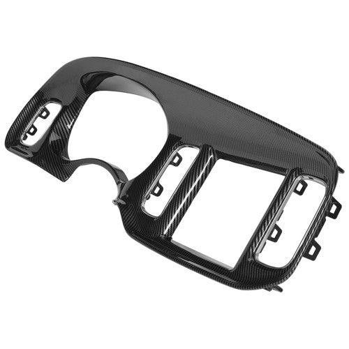 for 2011-2014 Dodge Charger Instrument Panel Radio Dash Trim Bezel Carbon Style