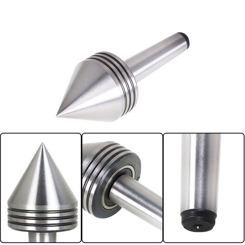 DURAFORCE MT2 Rotary Live Center Shaft Morse Taper Heavy Duty Bearing Lathe Turning New