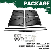 DURAFORCE Hard Plastic Top Roof For Polaris Ranger 570 Crew / XP 900 1000 Crew 2014-2025