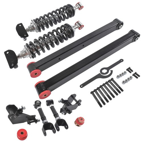 DURAFORCE Fits 1967-1972 Cutlass 180-230lb Rear Adjustable 4 Bar & Coilover Conversion Kit