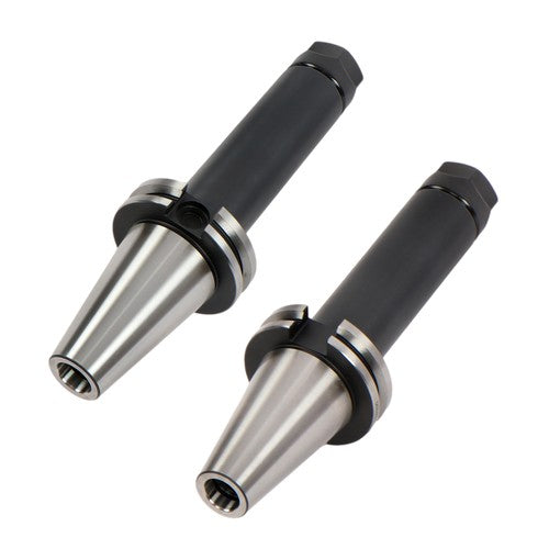 DURAFORCE 2Pcs High Speed CAT40-ER20 Collet Chucks 6" Gage Length Balanced G2.5/25000RPM