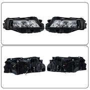 DURAFORCE LH+RH Side Black Housing For Nissan Rogue 2021-2023 Headlights Replacement LED