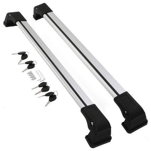 DURAFORCE Aluminum Roof Rack Cross Bars for Mazda 5 2006-2017 Cargo Lockable