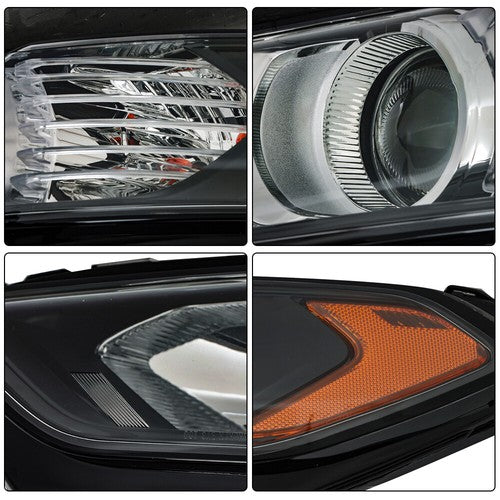 DURAFORCE Left&Right Side Headlamps Headlight For Ford Fusion 2013-2016 DS7Z13008A