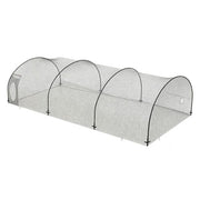 DURAFORCE 22x12x8 FT Softball Baseball Cage Net and Frame Heavy Duty Pitching Cage