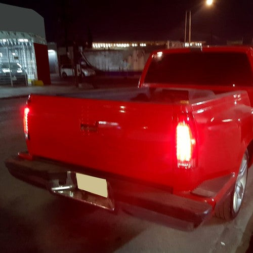 Tail Lights Lamp LED Red Pair for 1988-1998 Chevy K1500 GMC C1500