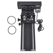 DURAFORCE 4 Wheel Rotary Axis Attachment 360° Rotation for 50W-130W CO2 Engraver Cutter