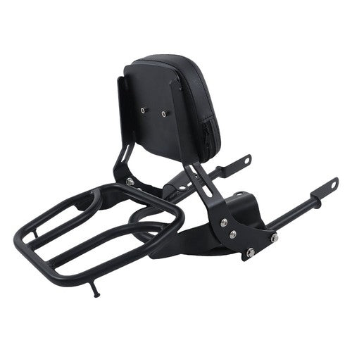 DURAFORCE For Bonneville T100 T120/Black 2016-2024 Backrest Sissy Bar w/ Luggage Rack USA