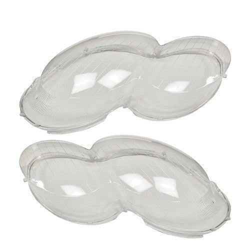 1 Pair Clear Front Headlight Lens Cover for Mercedes Benz W230 2003 2008