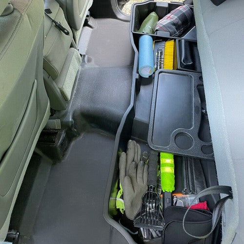 Underseat Storage Box for 14-19 Silverado Sierra 1500 2500HD Extended Double Cab