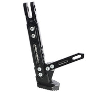 DURAFORCE Motorcycle CNC Aluminum Alloy Kickstand Foot Side Support Kick Stand Adjustable