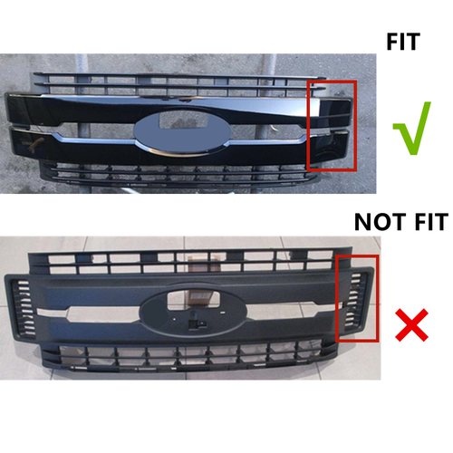 For 17 19 Ford F250 F350 F450 Super Duty Chrome Grille Full Overlay Cover Trim