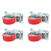 DURAFORCE 5"X 2" Heavy Duty Casters -Polyurethane Caster with Capacity up to 3200 LBS