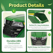 DURAFORCE For John Deere X300 X304 X310 X320 X350 X370 X384 X394 Hood w/Grille Headlight