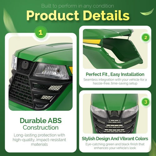 DURAFORCE For John Deere X300 X304 X310 X320 X350 X370 X384 X394 Hood w/Grille Headlight