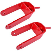 DURAFORCE 2* Red Caster Fork Assembly 110-6581-01 Replacement for Toro Lawn Mower Tractors