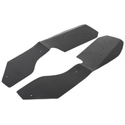 DURAFORCE Fender Flares / Extensions Black Plastic For 2009-2014 Polaris RZR S 800