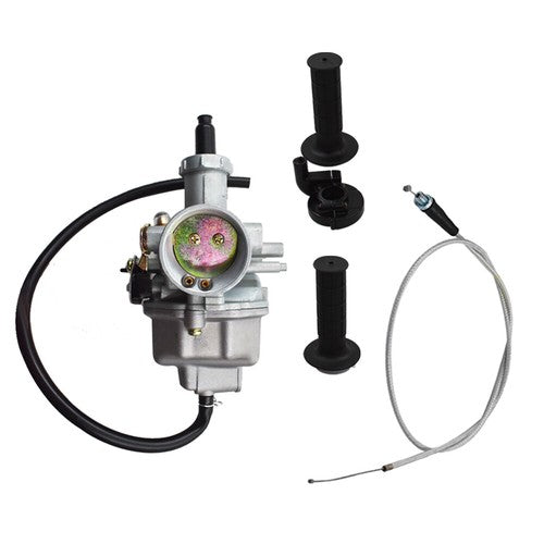 DURAFORCE Carburetor For Honda XR100R CRF100F XR100 With Handlebar Grips & Throttle Cable