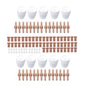 DURAFORCE Fit CUT-45 CUT-50 CT-312 with Plasma Cutt 110PCS PT31 Plasma Cutting Consumable