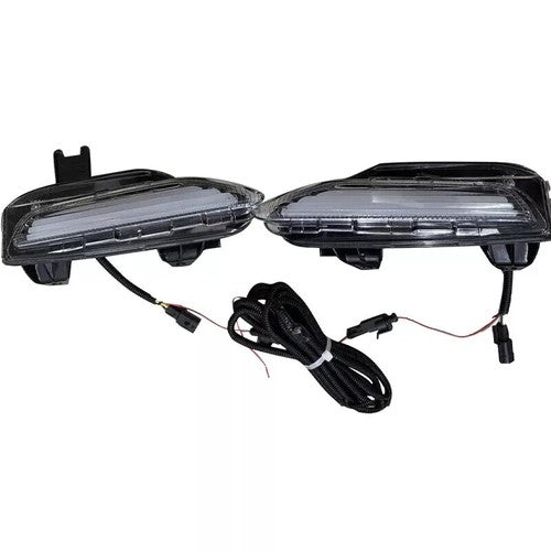 DURAFORCE 4PCS LED Double Color Fog Lights Turn Signal for 2014-2020 for Infiniti Q50