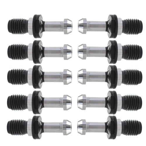 DURAFORCE 10Pcs BT40 90°0.589" Pull Stud Retention Knob Fit For Kia Mori Seiki