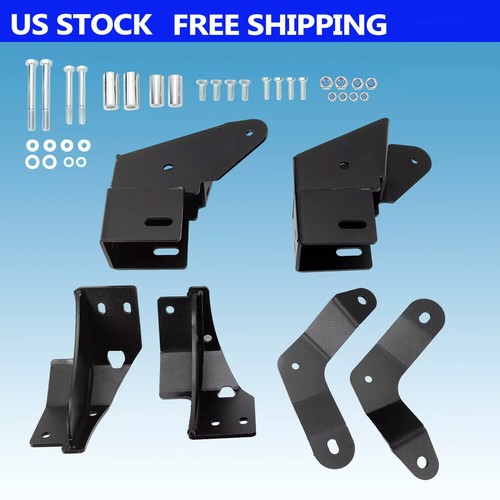 DURAFORCE Front Caster Control Arm Drop Bracket 4-8" Lift Kit For 84-01 Jeep Cherokee XJ