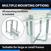 DURAFORCE 2PCS Adjustable Boat Trailer Bunk Board Guide-on 61" Feet Rail Sailboat Trailer