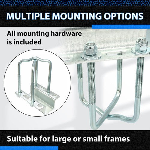 DURAFORCE 2PCS Adjustable Boat Trailer Bunk Board Guide-on 61" Feet Rail Sailboat Trailer