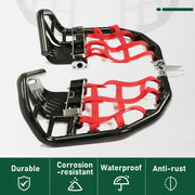 DURAFORCE Nerf Bars Foot Peg Heel Guard For Honda 400EX 400X All Years Black Nerf Red Nets