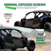 DURAFORCE Front & Rear Door Panels Fit CAN AM Maverick X3 Max LH + RH Full Doors 2017-2024