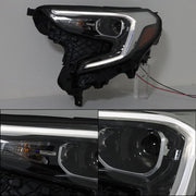 DURAFORCE Clear Chrome Xenon HID Projector Headlights Driver Set For GMC Terrain 2018-21