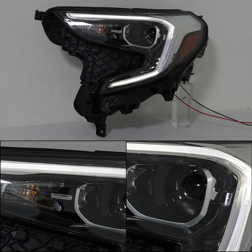 DURAFORCE Clear Chrome Xenon HID Projector Headlights Driver Set For GMC Terrain 2018-21