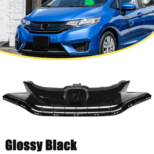 DURAFORCE For 2015 2016 2017 Honda Fit Jazz Gloss Black Front Hatchback Grille Assembly