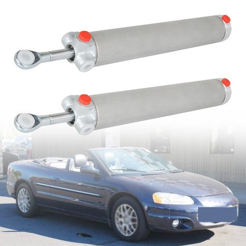 DURAFORCE Silver 2x Convertible Top Hydraulic Cylinder fit for Chrysler Sebring 1996 -2006