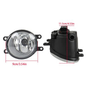 DURAFORCE Headlights Black Fog Lights+Switch Kit For 10-11 Toyota Camry SE Left+Right Side