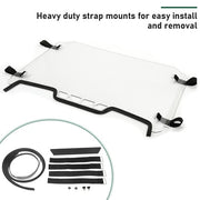 DURAFORCE For Polaris RZR XP 1000/Turbo Vented 1/4" Full Windshield 2019-2023 Hard Coated