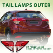 DURAFORCE For 2016 2017 2018 Honda HRV HR-V Tail Lights Rear Brake Lamp Outside LH&RH Pair