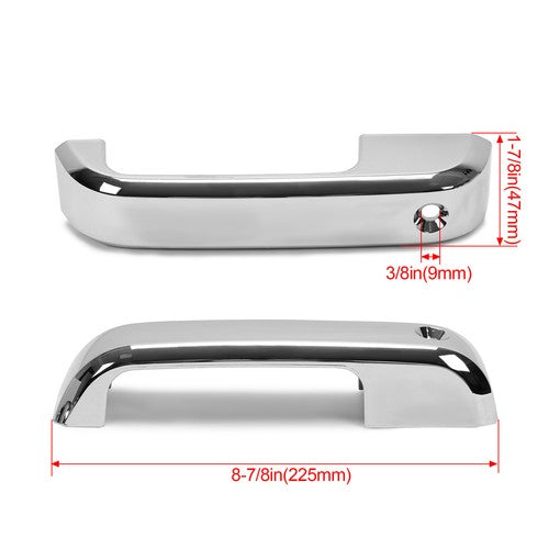 DURAFORCE For 2017 - 2020 Ford F-250 F450 Chrome Door Handle Covers w/o Smart Keyless