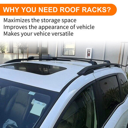 DURAFORCE Roof Rack Side Rail Luggage Cargo Carrier For For 2018-2025 Honda Odyssey