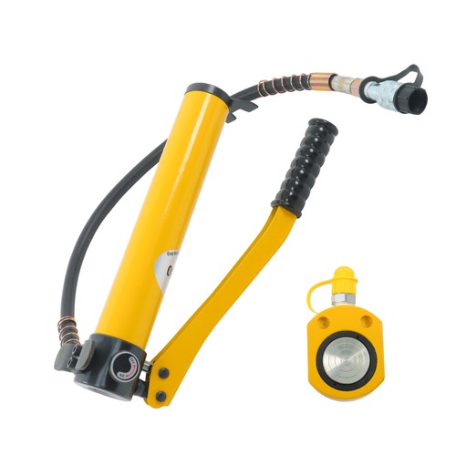 DURAFORCE 20T Low Profile Hydraulic Jack Porta Power Kit + CP-180 Manual Hydraulic